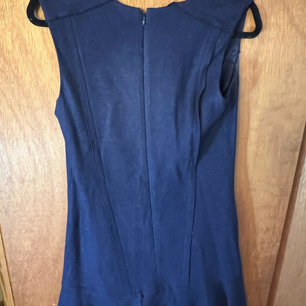 Ann Taylor Midnight Blue Textured Dress